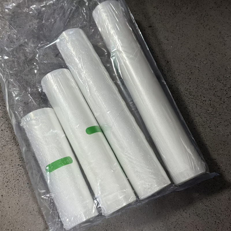 Meal Prep Co - 真空シーラーバッグ4個：4ロール（M/L/XL幅）、各3m。 食品の保存、真空調理、食事の準備に最適です。 掃除機対応