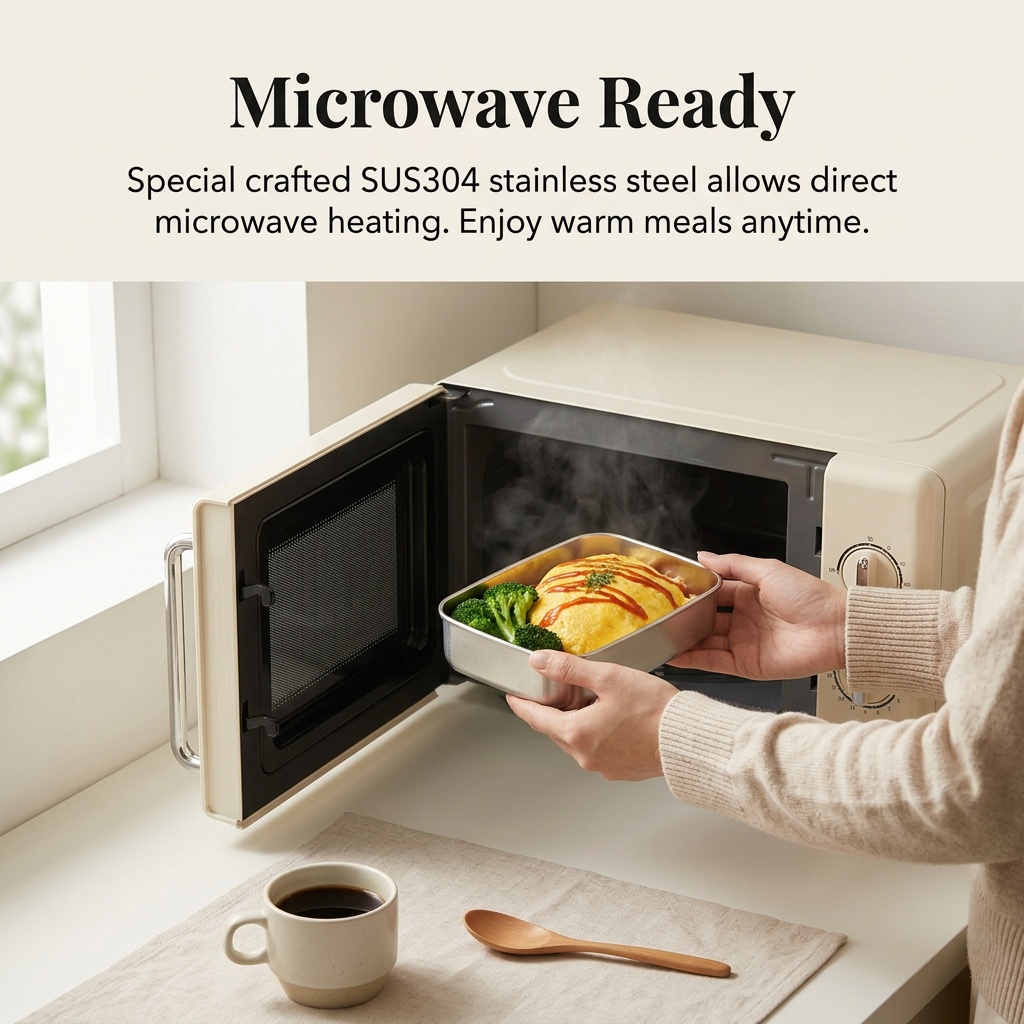 ステンレス製弁当箱、金属製ランチボックス、電子レンジ対応食品 - Meal Prep Lunch Boxes のレビューと価格