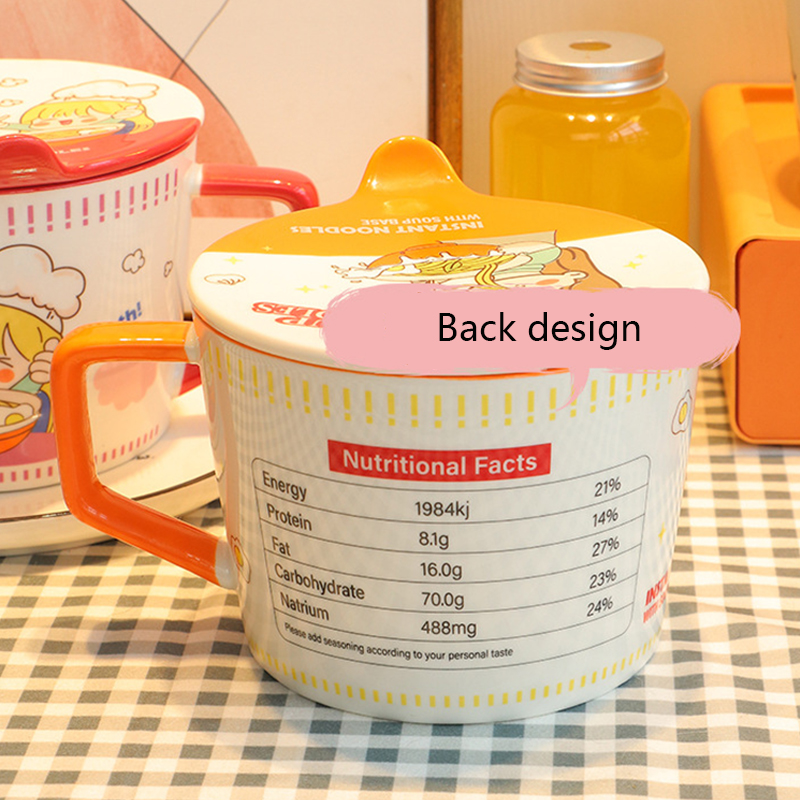 漫画風インスタントラーメンボウル 蓋付き 950ml サラダ - Meal Prep Soup のレビューと価格