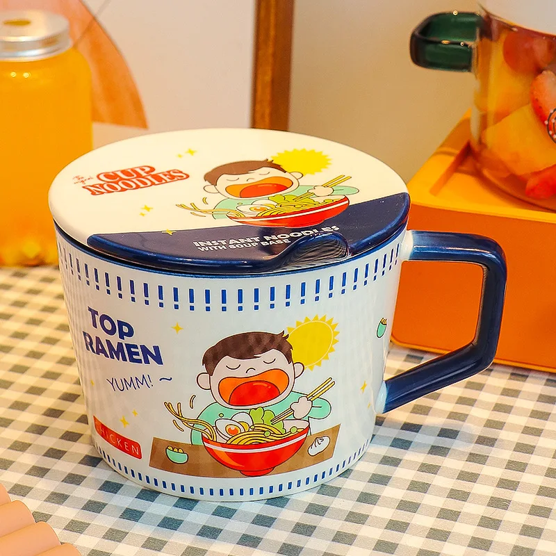 漫画風インスタントラーメンボウル 蓋付き 950ml サラダ - Meal Prep Soup のレビューと価格