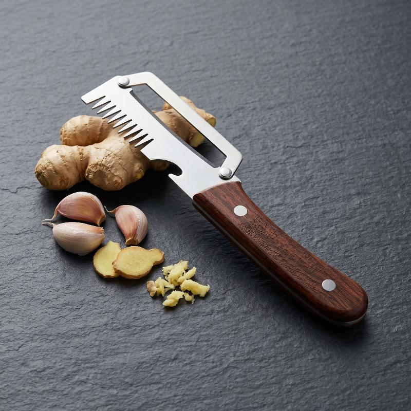 ステンレス製4-in-1野菜・果物・じゃがいもピーラー兼栓抜 - Meal Prep Potatoes のレビューと価格