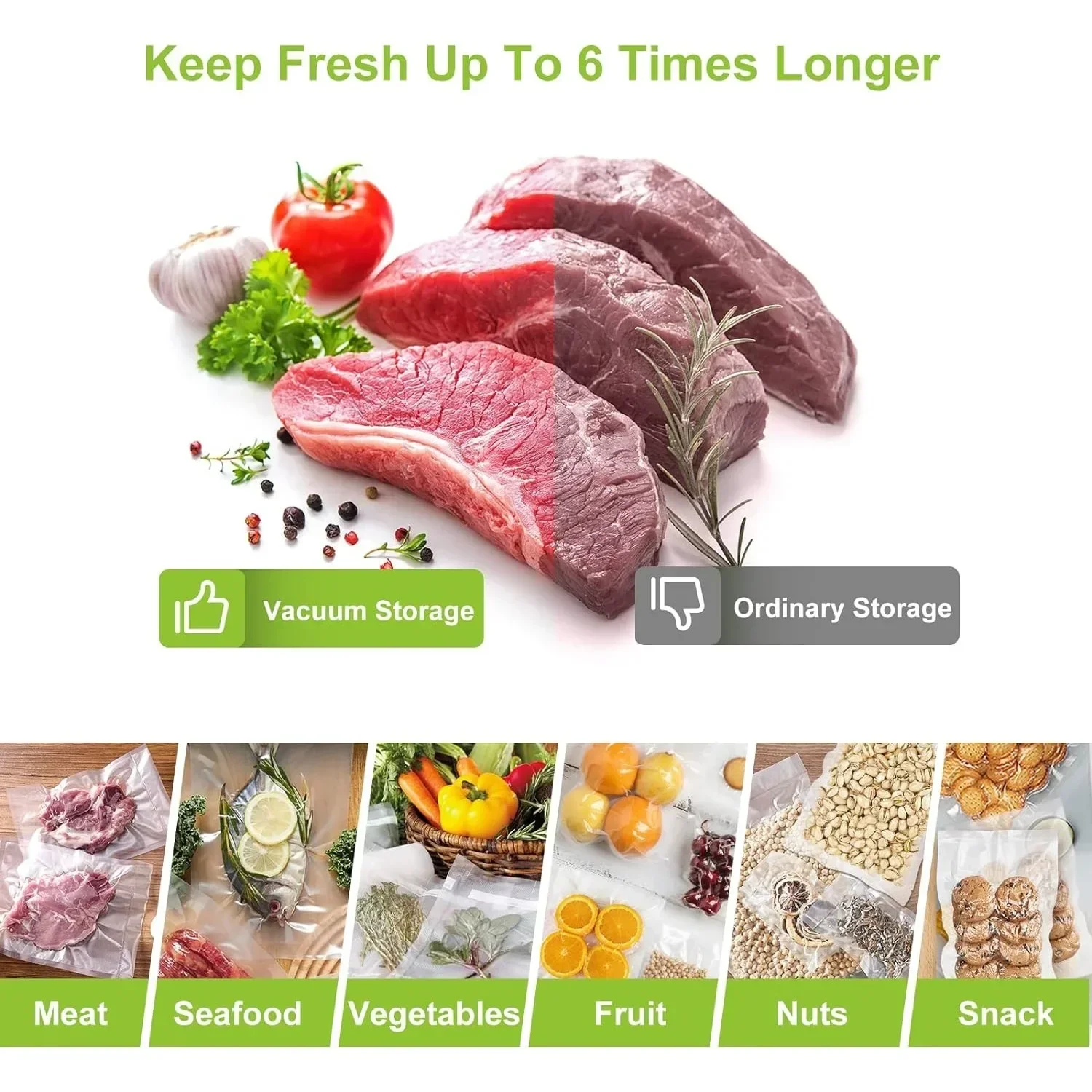 BPAフリー真空シーラーロール 食品グレード キッチンでの食 - Meal Prep Co のレビューと価格