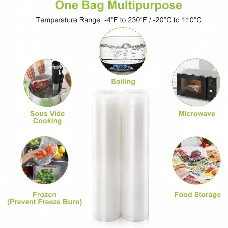 BPAフリー真空シーラーロール 食品グレード キッチンでの食 - Meal Prep Co のレビューと価格