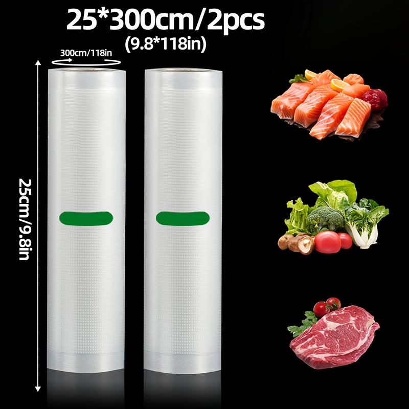 2パック入り3M真空シーラーロール：BPAフリー、カスタムフ - Meal Prep Co のレビューと価格