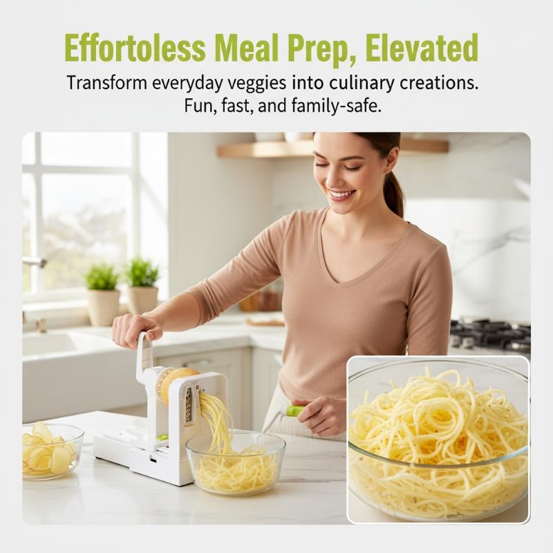 ステンレス製ポテトヌードルメーカー 4-in-1 野菜スパイ - Meal Prep Potatoes のレビューと価格