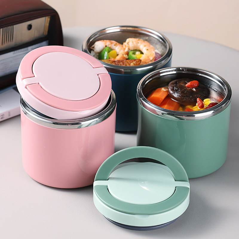 630/1000mlステンレス製真空断熱ランチボックス保温保 - Meal Prep Soup のレビューと価格