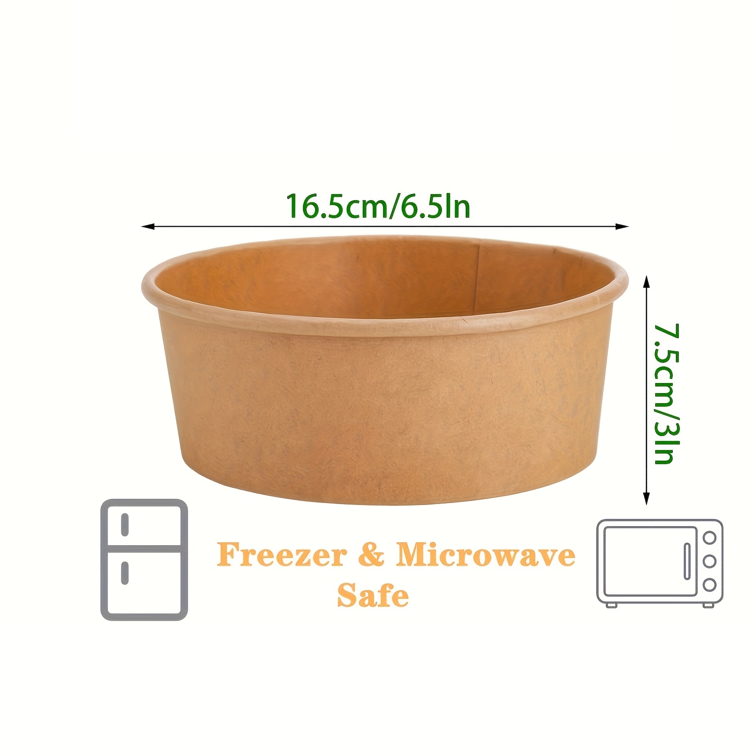 44オンス/1300ml 25/50個入り 蓋付き紙ボウル、 - Meal Prep Soup のレビューと価格