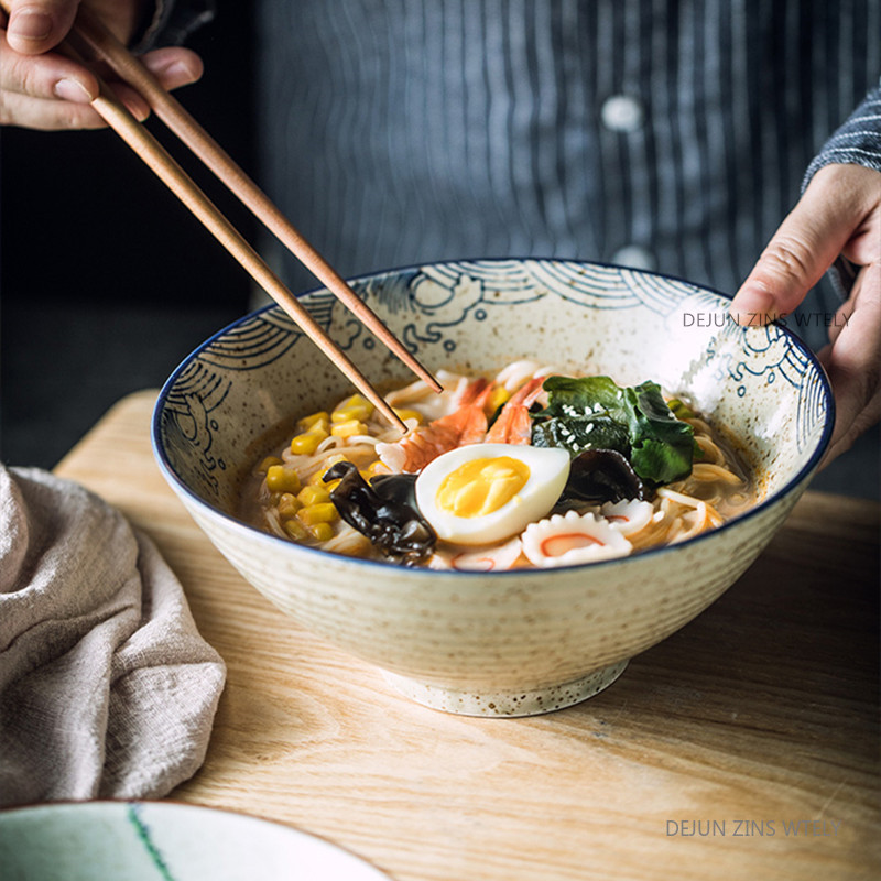 8 インチセラミックヌードルボウル日本セラミックスープボウル - Meal Prep Soup のレビューと価格