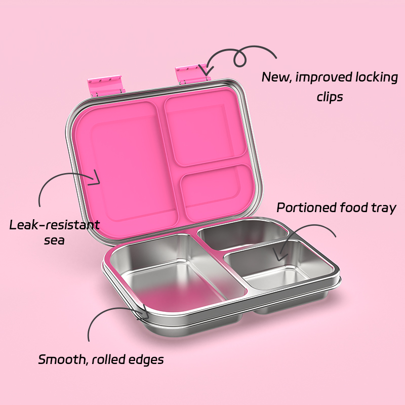 ステンレス製漏れ防止弁当箱 サンドイッチ対応 食品安全 コン - Meal Prep Lunch Boxes のレビューと価格