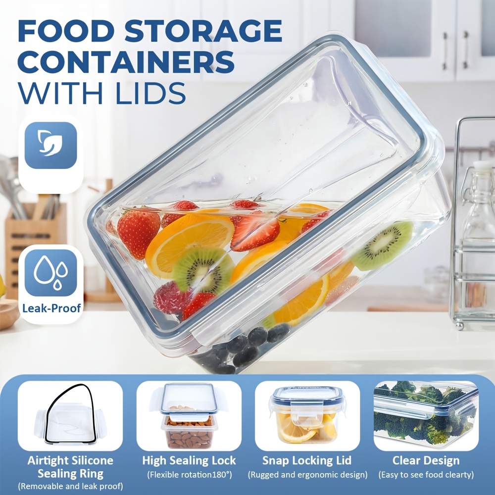 1個入り密閉食品保存容器（蓋付き）、漏れ防止弁当箱、電子レン - Meal Prep Lunch Boxes のレビューと価格